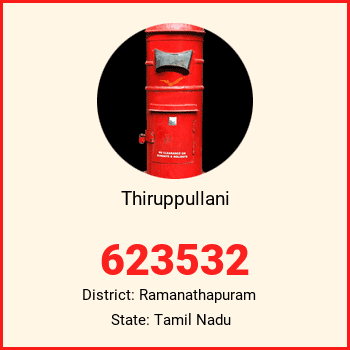 Thiruppullani pin code, district Ramanathapuram in Tamil Nadu