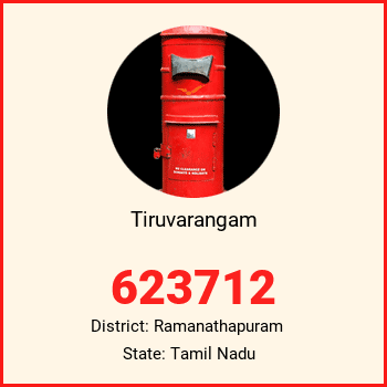 Tiruvarangam pin code, district Ramanathapuram in Tamil Nadu