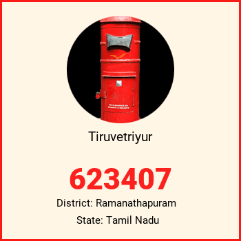 Tiruvetriyur pin code, district Ramanathapuram in Tamil Nadu