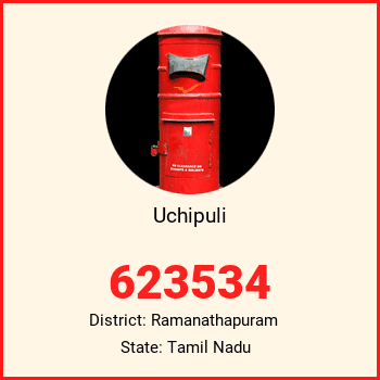 Uchipuli pin code, district Ramanathapuram in Tamil Nadu