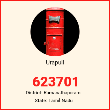 Urapuli pin code, district Ramanathapuram in Tamil Nadu