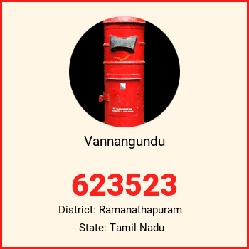 Vannangundu pin code, district Ramanathapuram in Tamil Nadu