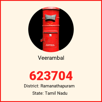 Veerambal pin code, district Ramanathapuram in Tamil Nadu