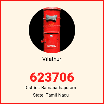 Vilathur pin code, district Ramanathapuram in Tamil Nadu