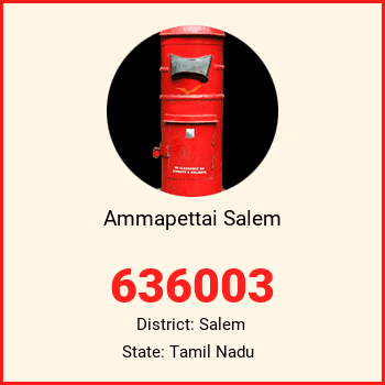 Ammapettai Salem pin code, district Salem in Tamil Nadu