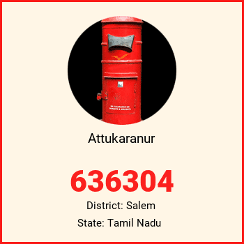 Attukaranur pin code, district Salem in Tamil Nadu
