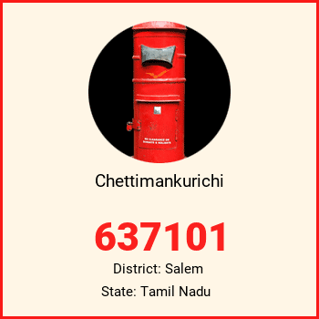 Chettimankurichi pin code, district Salem in Tamil Nadu