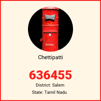 Chettipatti pin code, district Salem in Tamil Nadu