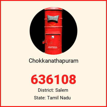 Chokkanathapuram pin code, district Salem in Tamil Nadu