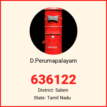 D.Perumapalayam pin code, district Salem in Tamil Nadu