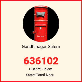 Gandhinagar Salem pin code, district Salem in Tamil Nadu
