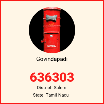 Govindapadi pin code, district Salem in Tamil Nadu