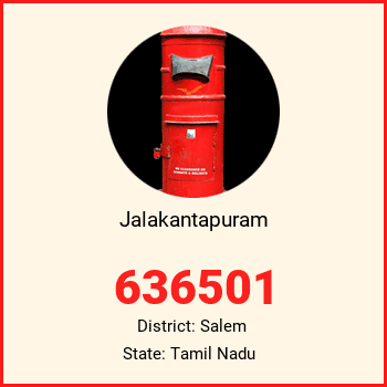 Jalakantapuram pin code, district Salem in Tamil Nadu