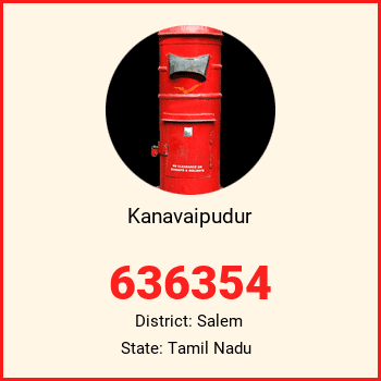 Kanavaipudur pin code, district Salem in Tamil Nadu