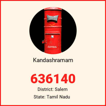 Kandashramam pin code, district Salem in Tamil Nadu