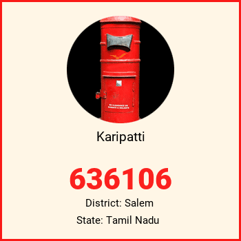 Karipatti pin code, district Salem in Tamil Nadu