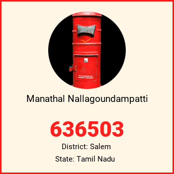 Manathal Nallagoundampatti pin code, district Salem in Tamil Nadu