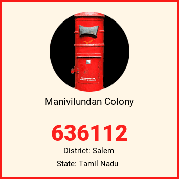 Manivilundan Colony pin code, district Salem in Tamil Nadu