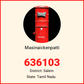 Masinaickenpatti pin code, district Salem in Tamil Nadu