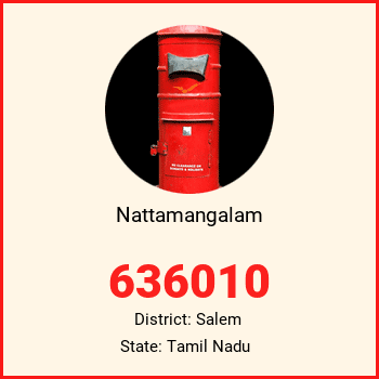 Nattamangalam pin code, district Salem in Tamil Nadu