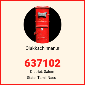 Olakkachinnanur pin code, district Salem in Tamil Nadu