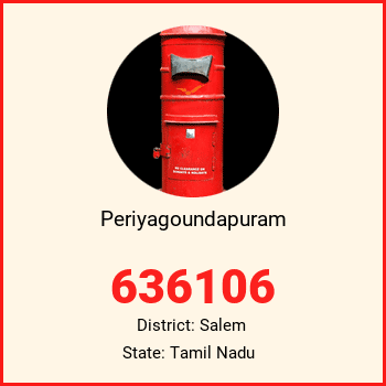 Periyagoundapuram pin code, district Salem in Tamil Nadu