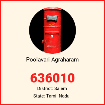 Poolavari Agraharam pin code, district Salem in Tamil Nadu