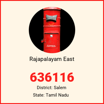 Rajapalayam East pin code, district Salem in Tamil Nadu