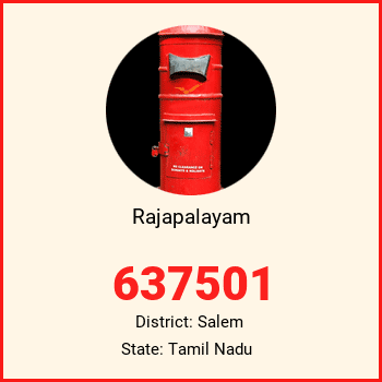 Rajapalayam pin code, district Salem in Tamil Nadu