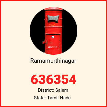 Ramamurthinagar pin code, district Salem in Tamil Nadu