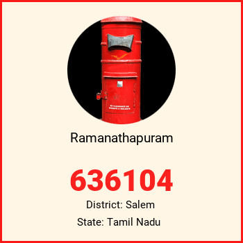 Ramanathapuram pin code, district Salem in Tamil Nadu