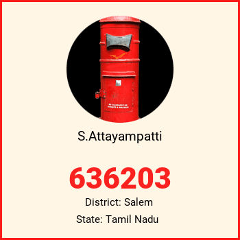 S.Attayampatti pin code, district Salem in Tamil Nadu