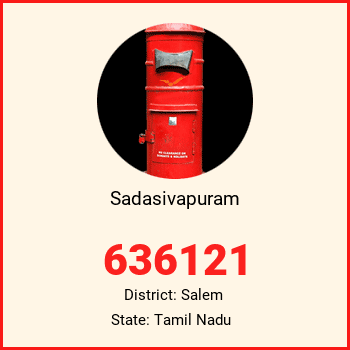 Sadasivapuram pin code, district Salem in Tamil Nadu
