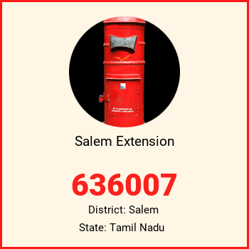 Salem Extension pin code, district Salem in Tamil Nadu