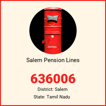 Salem Pension Lines pin code, district Salem in Tamil Nadu