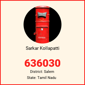 Sarkar Kollapatti pin code, district Salem in Tamil Nadu