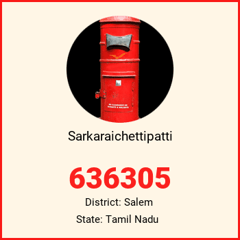 Sarkaraichettipatti pin code, district Salem in Tamil Nadu
