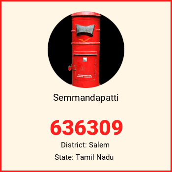 Semmandapatti pin code, district Salem in Tamil Nadu