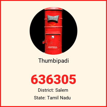 Thumbipadi pin code, district Salem in Tamil Nadu