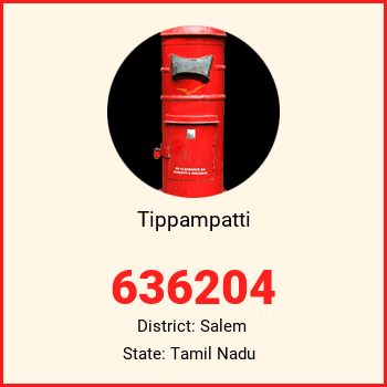 Tippampatti pin code, district Salem in Tamil Nadu