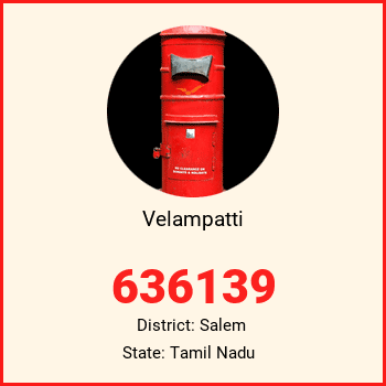 Velampatti pin code, district Salem in Tamil Nadu