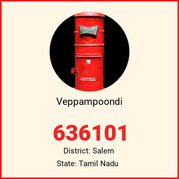 Veppampoondi pin code, district Salem in Tamil Nadu