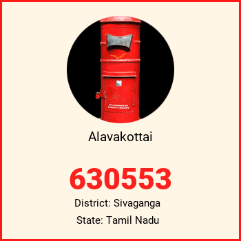 Alavakottai pin code, district Sivaganga in Tamil Nadu