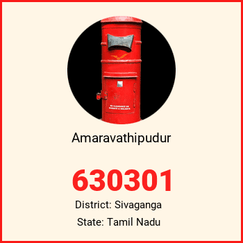 Amaravathipudur pin code, district Sivaganga in Tamil Nadu