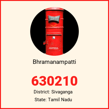 Bhramanampatti pin code, district Sivaganga in Tamil Nadu