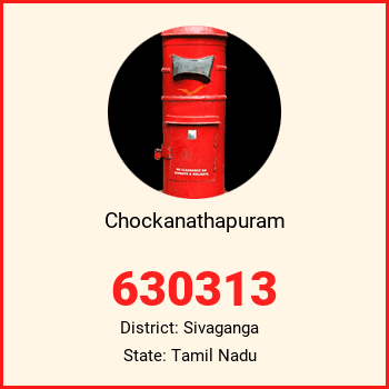 Chockanathapuram pin code, district Sivaganga in Tamil Nadu