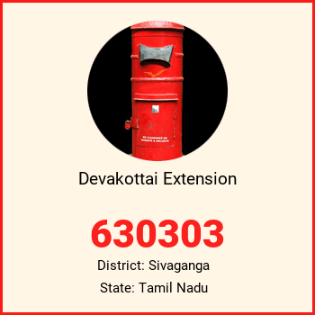 Devakottai Extension pin code, district Sivaganga in Tamil Nadu