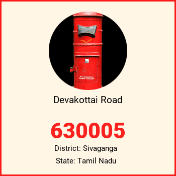 Devakottai Road pin code, district Sivaganga in Tamil Nadu