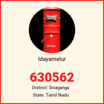 Idayamelur pin code, district Sivaganga in Tamil Nadu