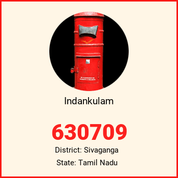 Indankulam pin code, district Sivaganga in Tamil Nadu